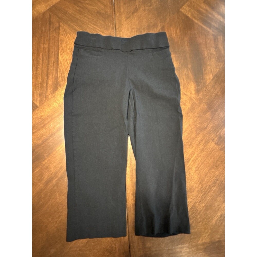 Briggs Capris Ladies Size 8P Black Stretch